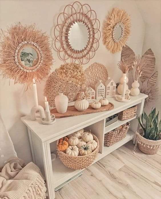 Stunning FLora Rattan Mirror Handmade by Vietnamese Artisans. Creative Boho Decor. Farmhouse. Coastal. Minimalistic. Sustainable. Fair Trade