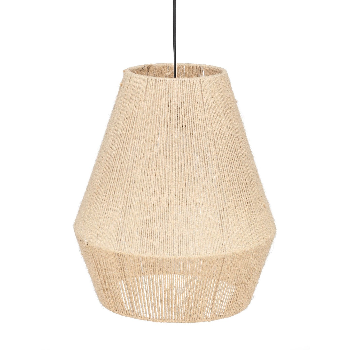 Jute Pendant Light, Jute Lampshade, Scandinavian Lighting, Coastal Decor, Hampton Style, Modern Boho, Artisan Handmade, Handmade Lampshade