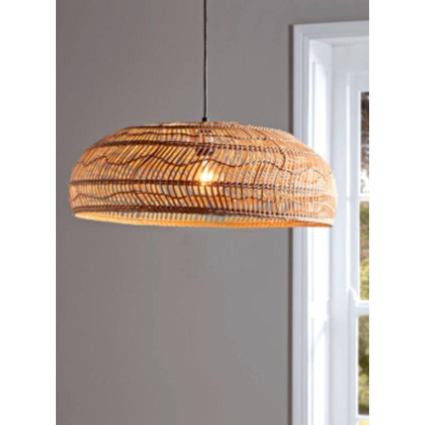 Handcrafted Rattan Pendant Light. Designers' Favorite. Great Vibe. Sustainable Home Decor. Trendy Interior Design. Highlight