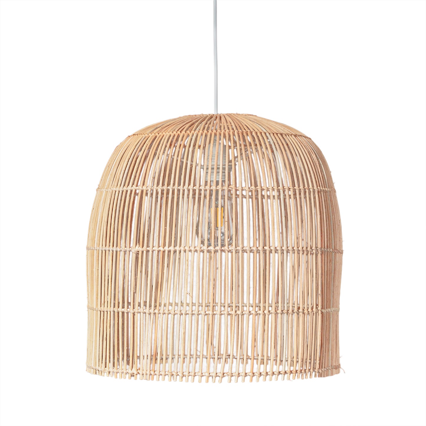 Tila Rattan Pendant Light Handwoven by Vietnamese. Scandinavian, Boho, Coastal, Hampton Home Decoration. Sustainable Living