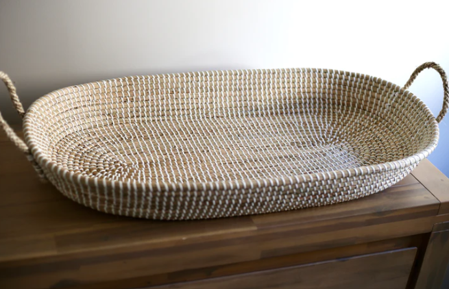 Seagrass Changing Table Basket. High Quality Change Table Basket