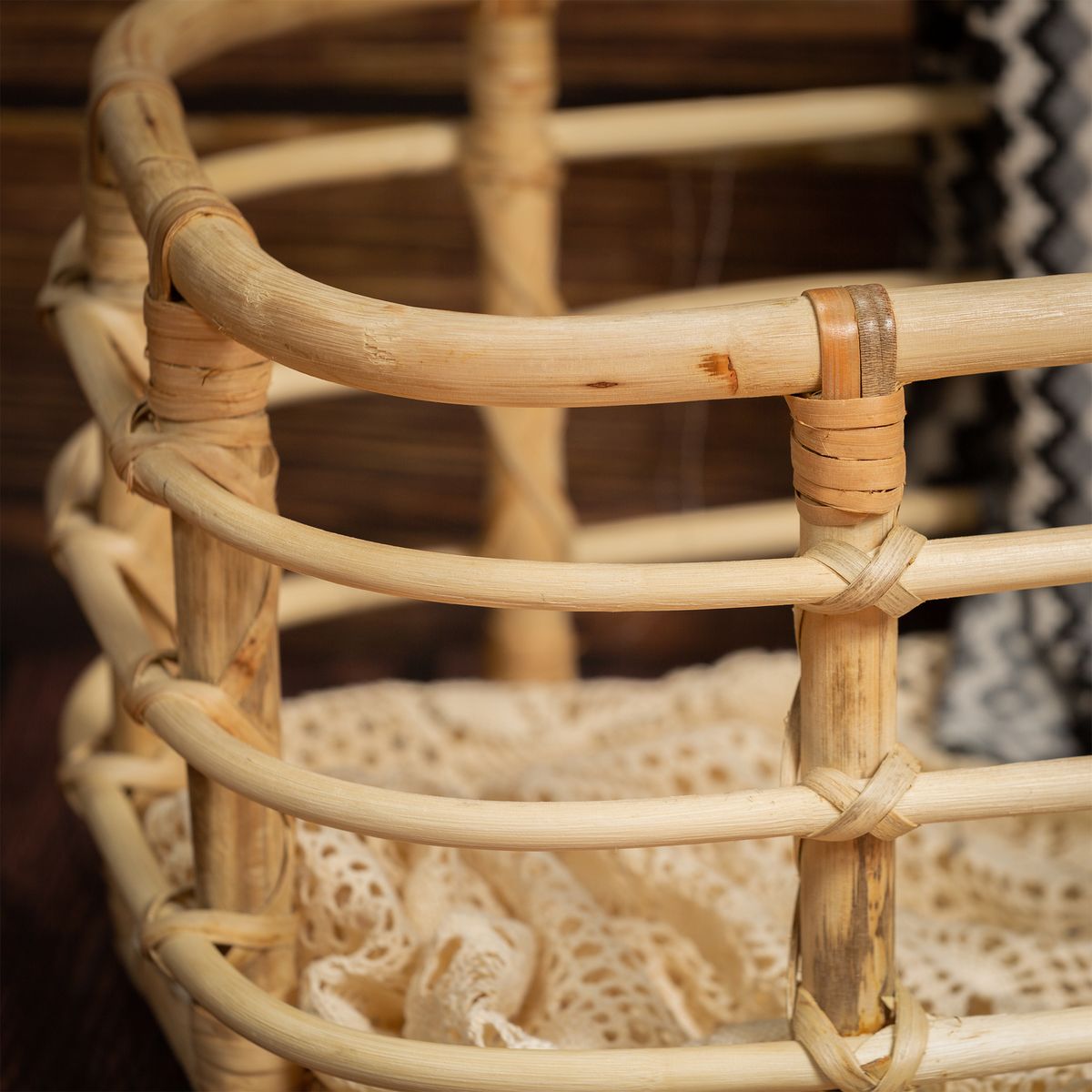 Ilia Rattan Baby Bed for Photography. Baby Prop for Newborn, Baby, Sitter. Handmade Rattan Prop. Newborn Photography. Children Photography