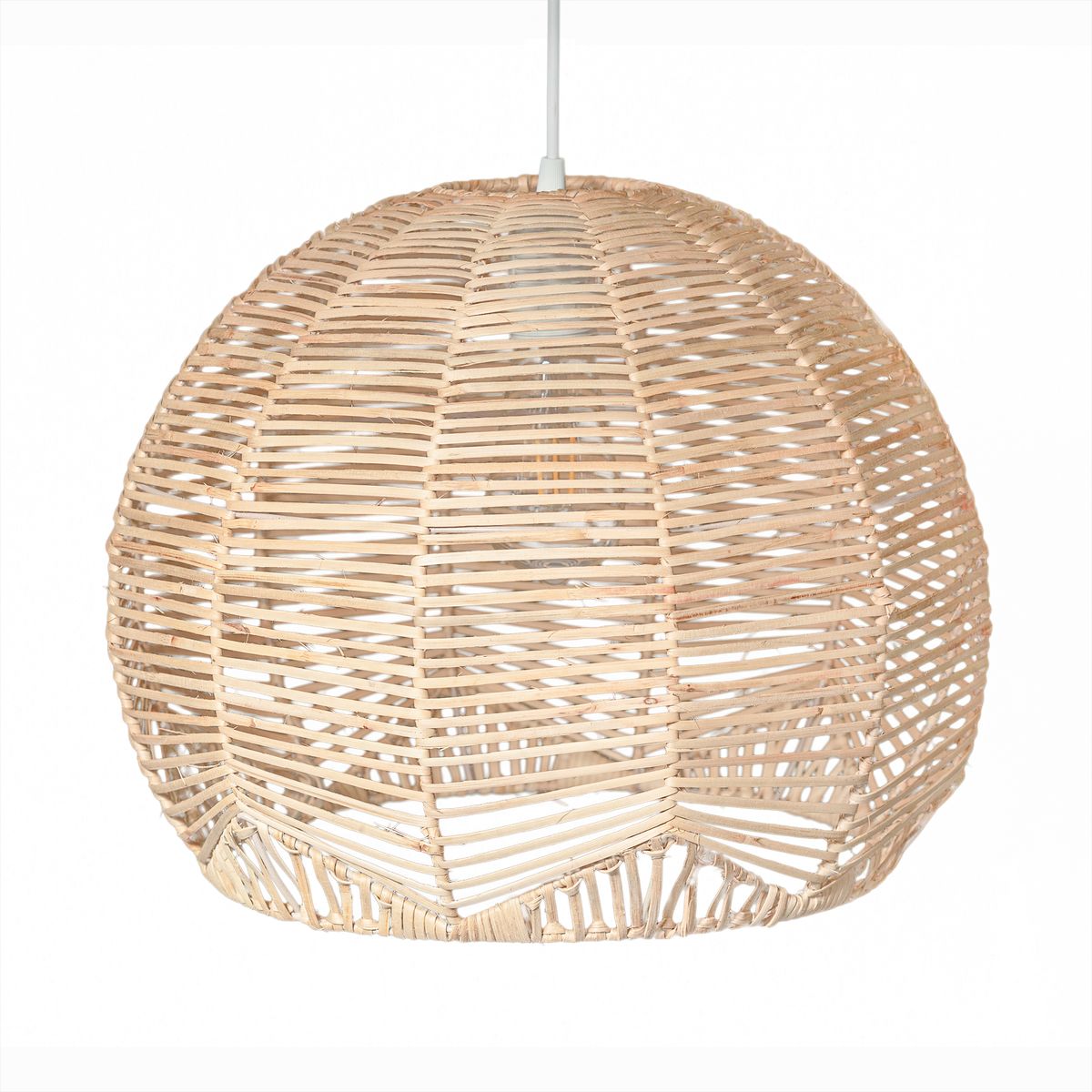 Premium Quality Handwoven Rattan Pendant Light by Vietnamese Artisans. Rattan Lampshade. Handmade Lampshade. Coastal Living. Sustainable