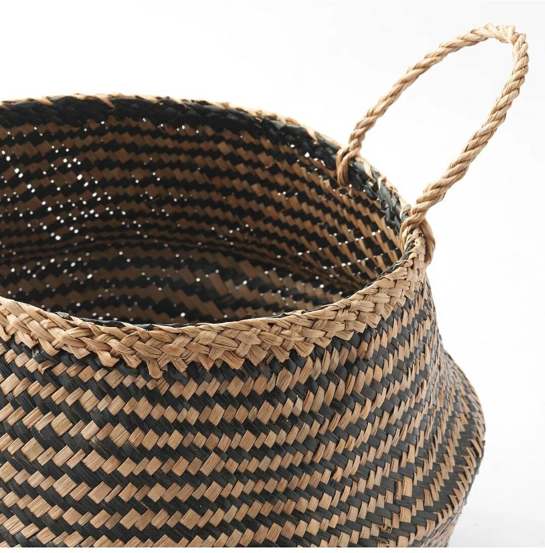 Basket, Seagrass Belly Basket, Handmade Storage Basket, Craft, Hight Quality Basket, Belly Basket, Traditional Art Craft, Sustainable Basket