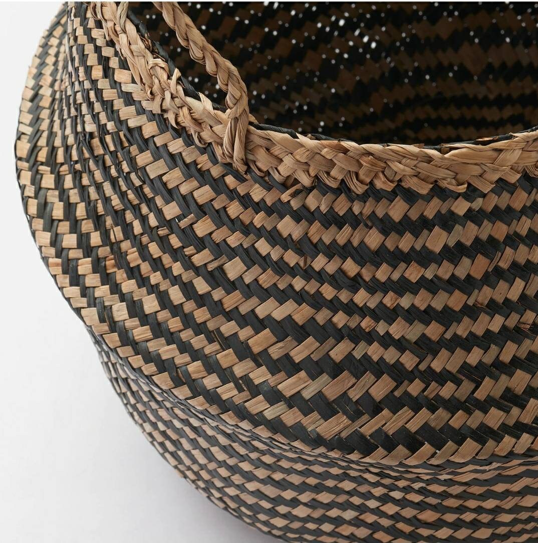 Basket, Seagrass Belly Basket, Handmade Storage Basket, Craft, Hight Quality Basket, Belly Basket, Traditional Art Craft, Sustainable Basket