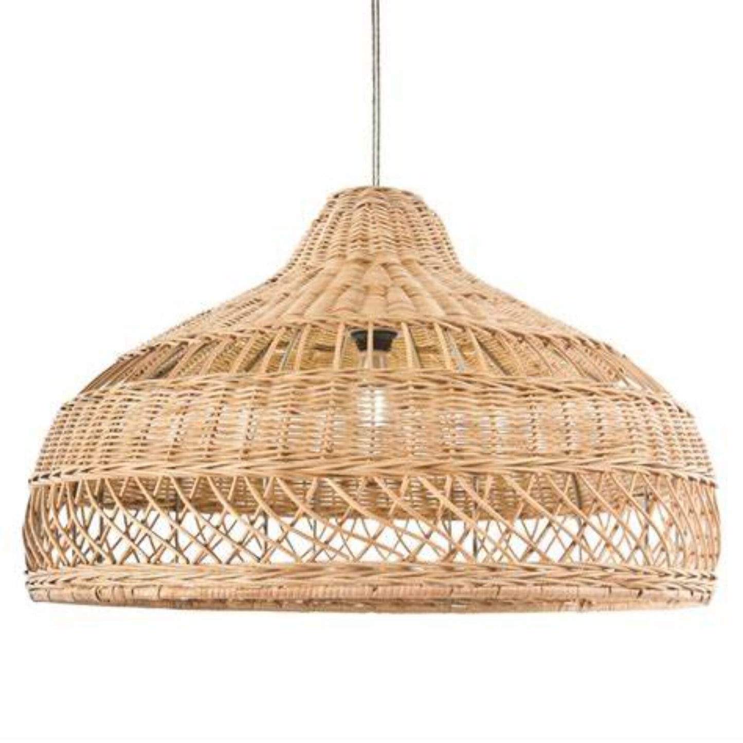 Beautiful Rattan Pendant Light, Artisans. High Quality Rattan Lampshade. Bamboo lampshade. Wicker Light. Sustainable. Ethical