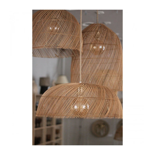 Tatina Rattan Pendant Light. Modern Boho Coastal Hampton Rustic Minimalistic. High Quality Lighting Interior Design. Artisan Made