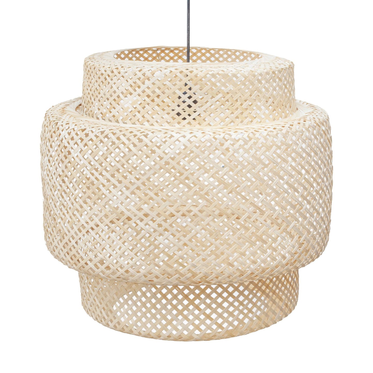 Beautiful Bamboo Pendant Light by Vietnamese Artisans. Retro Bamboo Lampshade. Sustainable. Fair Trade. Scandinavian. Handmade Pendant Light