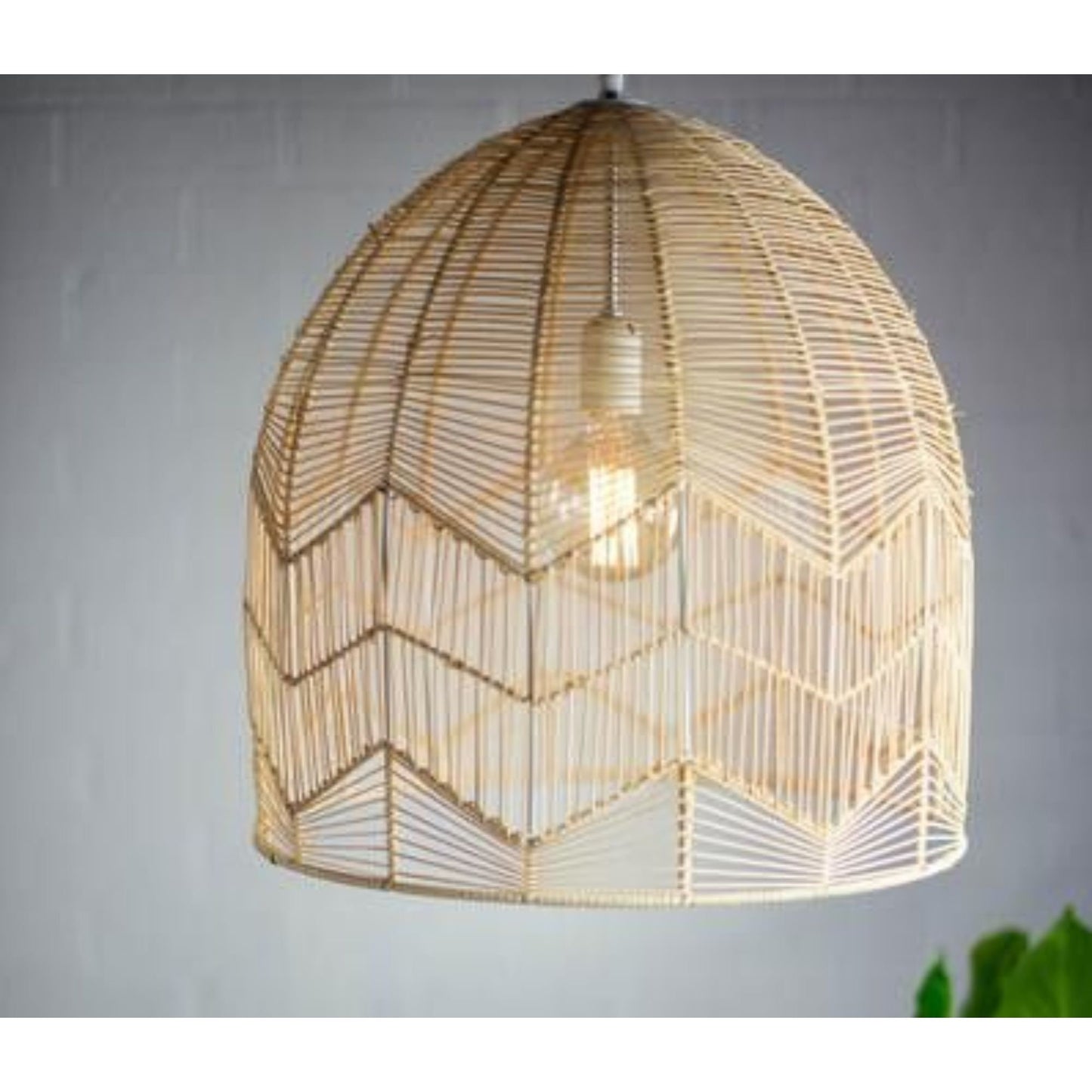 Handcrafted Lace Rattan Pendant Light. Snow Drop Rattan Light. Handmade Rattan Lampshade. Wicker Lampshade. Sustainable Light. Fair Trade