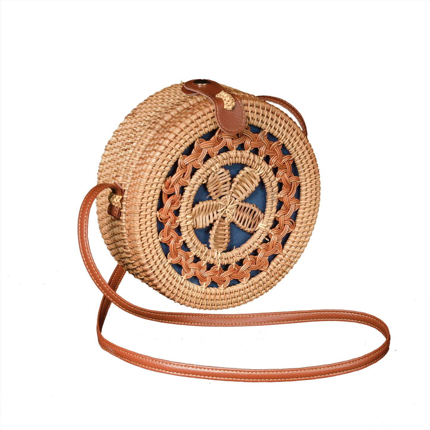 Rattan Bags. Cross Body Boho Straw Bags. Handmade Shoulder Bags from Organic Material. Timeless. Rattan Round Bags by Vietnamese Artisans