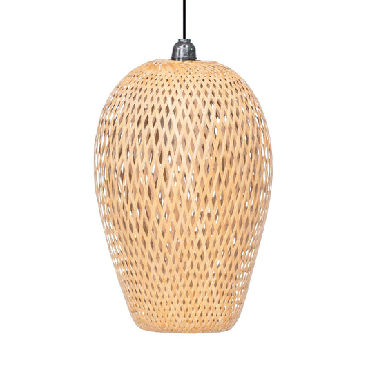 Handmade Bamboo Pendant Light by Vietnamese Artisans. Sustainable Lighting Home Decoration. Boho. Traditional. Coastal. Contemporary