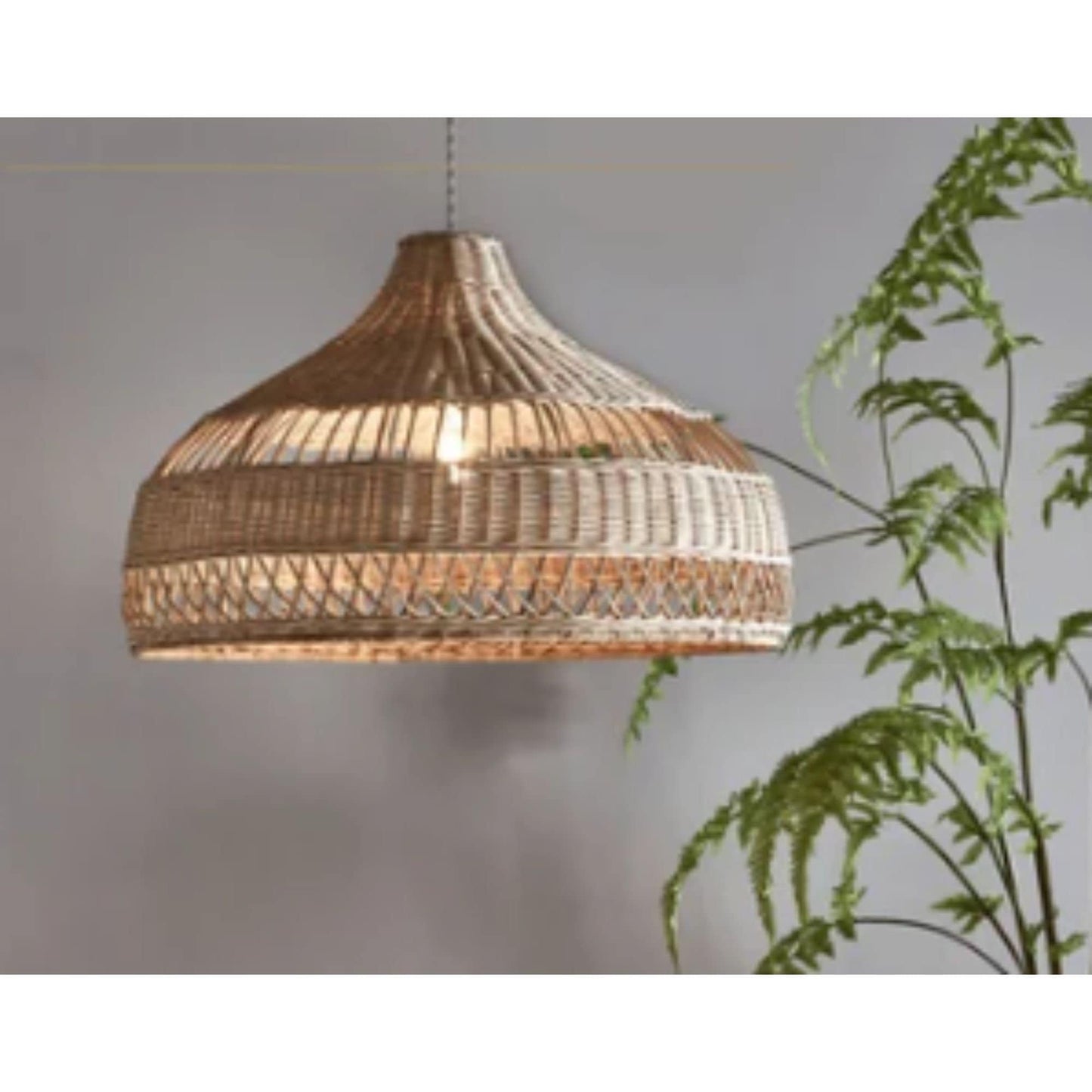 Beautiful Rattan Pendant Light, Artisans. High Quality Rattan Lampshade. Bamboo lampshade. Wicker Light. Sustainable. Ethical