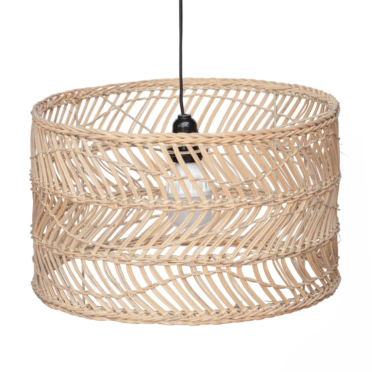 Premium Quality Handcrafted Rattan Pendant Light by Vietnamese Artisans. Sustainably an Ethically Handwoven. Farmhouse. Coastal. Hampton