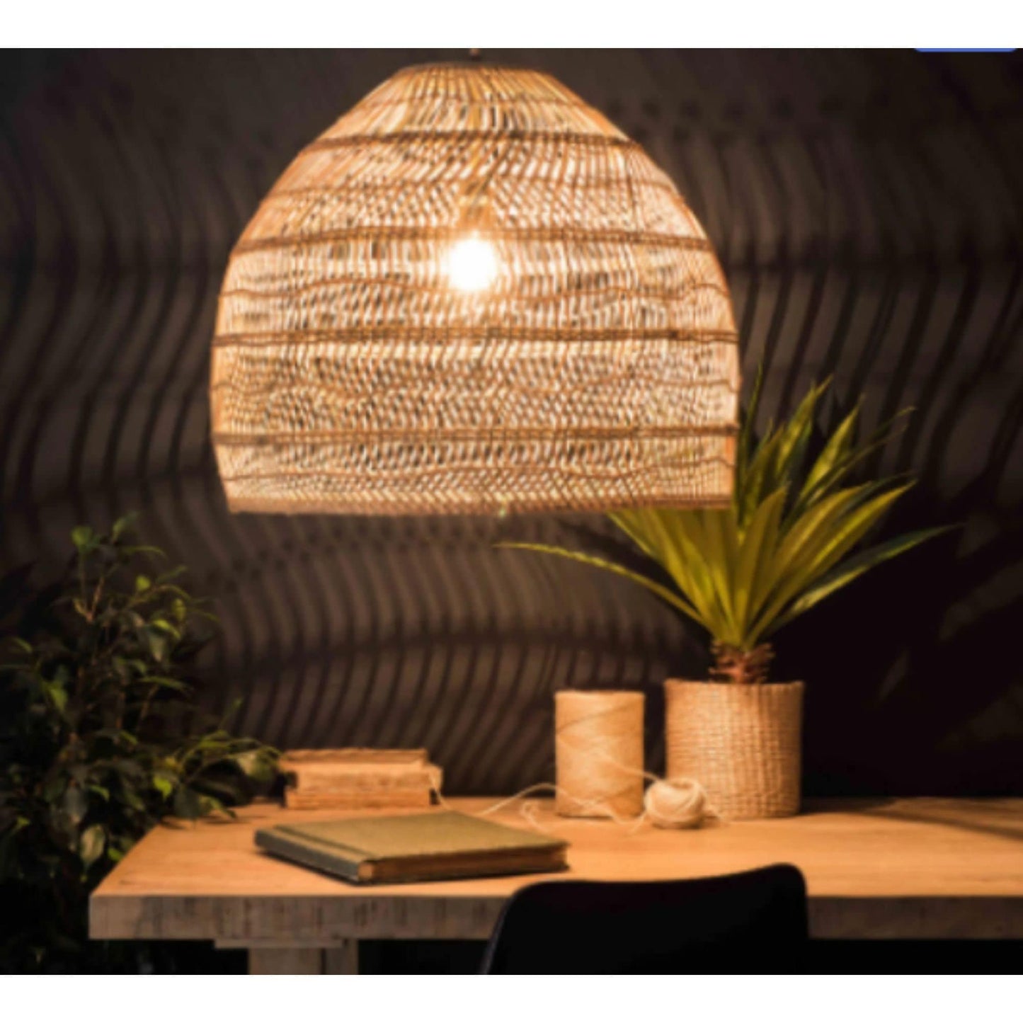 High Quality Rattan Pendant Light. Sustainable Fair Trade Pendant Light by Vietnamese Artisans. Coastal. Hampton. Scandi. Farmhouse